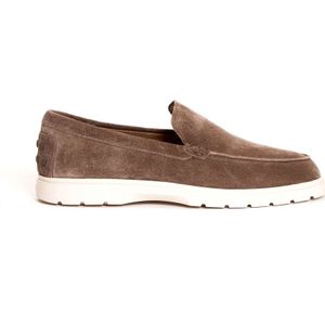 Tod's Beige Suède Mocassins voor heren , Beige , Heren , Maat: 41 1/2 EU