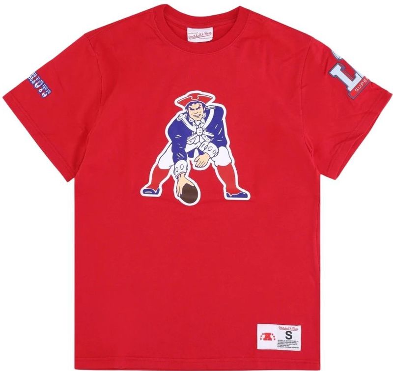 Mitchell & Ness, Heren, Tops, Rood, Maat: XL Katoen,