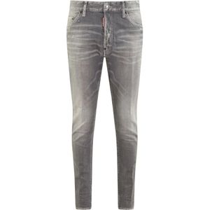 Dsquared2, Heren, Jeans, Grijs, Maat: XS