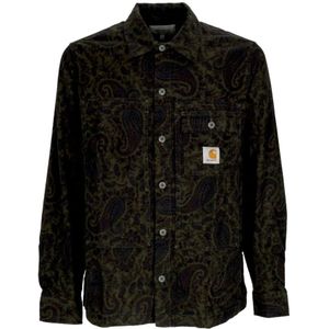 Carhartt Wip, Heren, Overhemden, Groen, Maat: S Katoen,