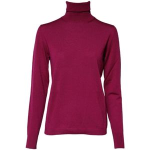 Dolce & Gabbana, Dames, Truien, Paars, Maat: M Wol,