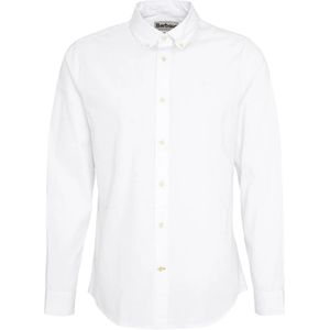 Barbour, Heren, Overhemden, Wit, Maat: L Katoen,