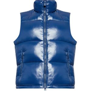 Save The Duck, Heren, Jassen, Blauw, Maat: M Leer,