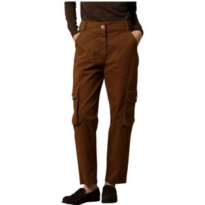 Kocca, Dames, Broeken, Bruin, Maat: L