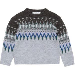 Acne Studios, Dames, Truien, Veelkleurig, Maat: XS Wol,