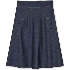 Mads Nørgaard, Dames, Rokken, Blauw, Maat: S Denim,