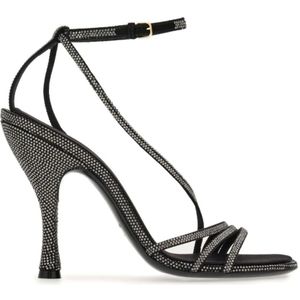 Salvatore Ferragamo, Dames, Schoenen, Zwart, Maat: 37 1/2 EU Leer,