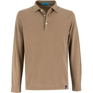 Drumohr, Heren, Tops, Beige, Maat: 2XL Katoen,