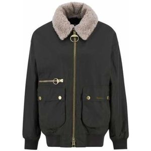 Barbour, Dames, Jassen, Groen, Maat: L Katoen,
