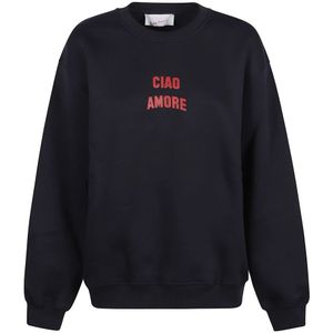 Giada Benincasa, Dames, Sweatshirts & Hoodies, Blauw, Maat: M