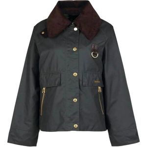 Barbour, Dames, Jassen, Blauw, Maat: M Katoen,
