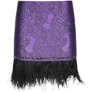 John Richmond, Dames, Rokken, Paars, Maat: S Viscose,