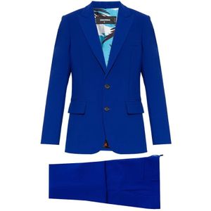 Dsquared2, Dames, Jassen, Blauw, Maat: XS Leer,