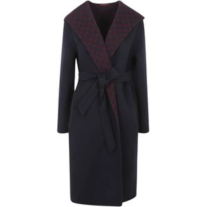 Gucci, Dames, Mantels, Blauw, Maat: L Zijde,