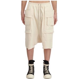 Rick Owens, Heren, Korte broeken, Beige, Maat: XS Katoen,