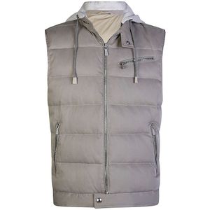 Eleventy, Heren, Jassen, Grijs, Maat: M Zijde,