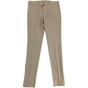 Incotex, Heren, Broeken, Beige, Maat: XL Katoen,