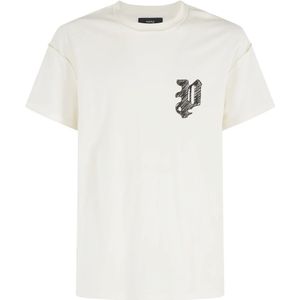 Purple Brand, Heren, Tops, Wit, Maat: S