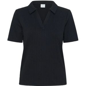 Kaffe, Dames, Tops, Zwart, Maat: S Viscose,