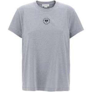 Stella McCartney, Dames, Tops, Blauw, Maat: XS Katoen,