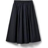 Sofie Schnoor - Junesw - Midi Rok - Marineblauw - Met Elastische Taille