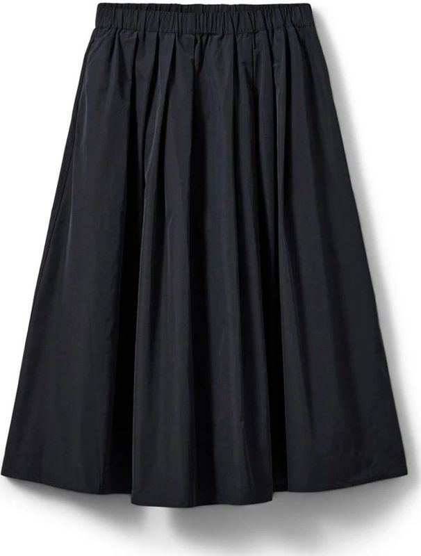 Sofie Schnoor - Junesw - Midi Rok - Marineblauw - Met Elastische Taille