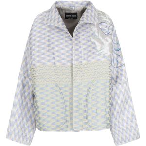 Giorgio Armani, Dames, Jassen, Grijs, Maat: XS