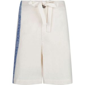 JW Anderson, Dames, Korte broeken, Beige, Maat: 2XS Katoen,