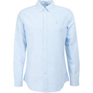 Barbour - Oxford Shirt - Overhemd - Blauw - 100% Katoen