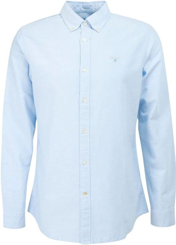 Barbour - Oxford Shirt - Overhemd - Blauw - 100% Katoen
