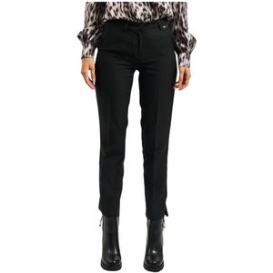 Silvian Heach, Dames, Broeken, Zwart, Maat: 2XS Poliester,