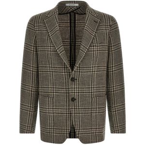 Tagliatore, Heren, Jassen, Bruin, Maat: 2XL Katoen,