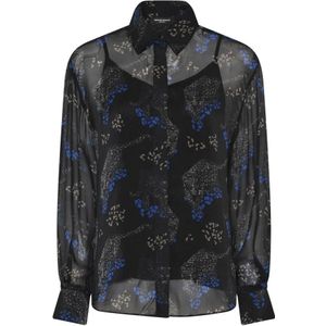Bruuns Bazaar, Dames, Blouses & Shirts, Zwart, Maat: XS Denim,