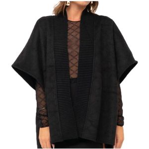 Twinset, Dames, Jassen, Zwart, Maat: ONE Size