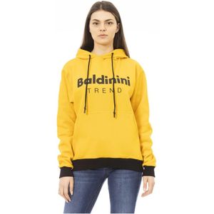 Baldinini, Dames, Sweatshirts & Hoodies, Geel, Maat: L