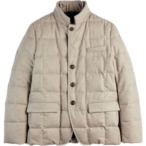 Fay, Heren, Jassen, Beige, Maat: XL Wol,