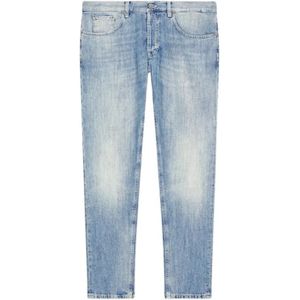 Dondup, Heren, Jeans, Blauw, Maat: W34 Leer,