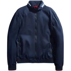 Fay, Heren, Jassen, Blauw, Maat: M Poliester,