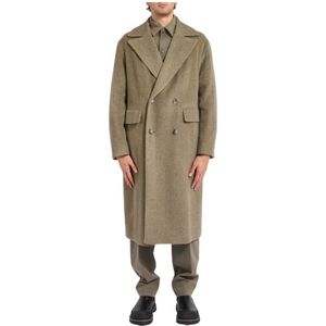 Hugo, Heren, Mantels, Groen, Maat: XL Wol,