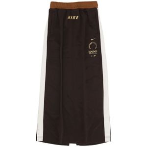 Nike, Dames, Rokken, Bruin, Maat: M Jersey,