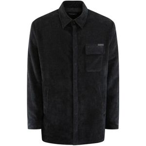 Dolce & Gabbana, Heren, Jassen, Zwart, Maat: M