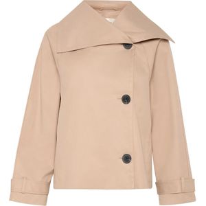 InWear, Dames, Jassen, Beige, Maat: S Katoen,