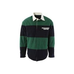 Dsquared2 Heren Casual Overhemd in Groen/Blauw , Green , Heren , Maat: M