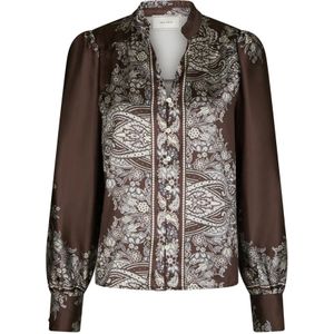 Neo Noir, Dames, Blouses & Shirts, Veelkleurig, Maat: S