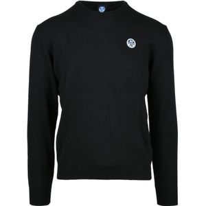 North Sails, Heren, Truien, Zwart, Maat: S Katoen,