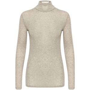 Karen by Simonsen, Dames, Truien, Grijs, Maat: M Wol,