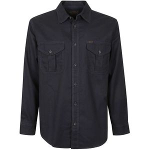 Filson, Heren, Overhemden, Blauw, Maat: M Katoen,