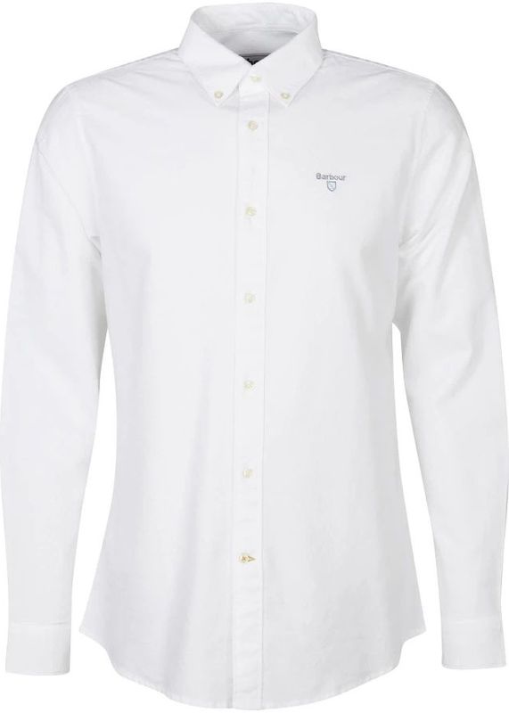 Barbour, Heren, Overhemden, Wit, Maat: L