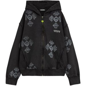 Barrow, unisex, Sweatshirts & Hoodies, Zwart, Maat: L Katoen,