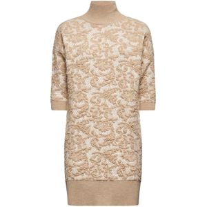 Silvian Heach, Dames, Jurken, Beige, Maat: XS Wol,